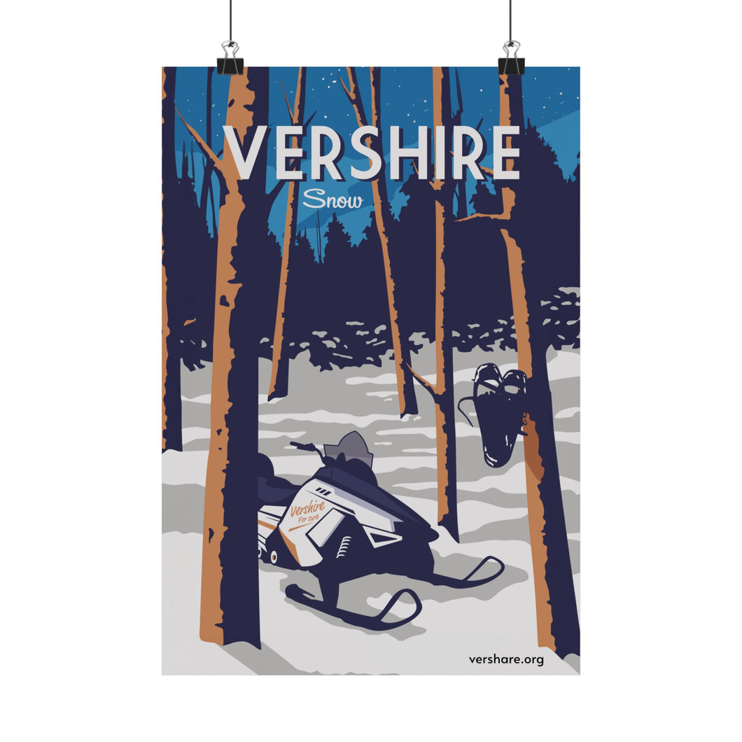 Vershire For Sure - Snow (Poster)